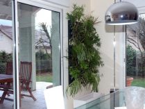 Muro vegetal con cuadros Flowall